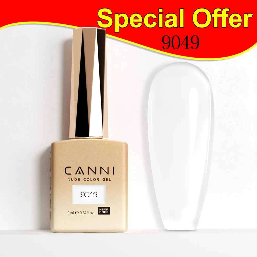CANNI 9ml Black White HEMA TPO FREE Gel Varnish Color High Quality Long Lasting Soak Off Neon UV LED Lamp Curing Art Nail Gel