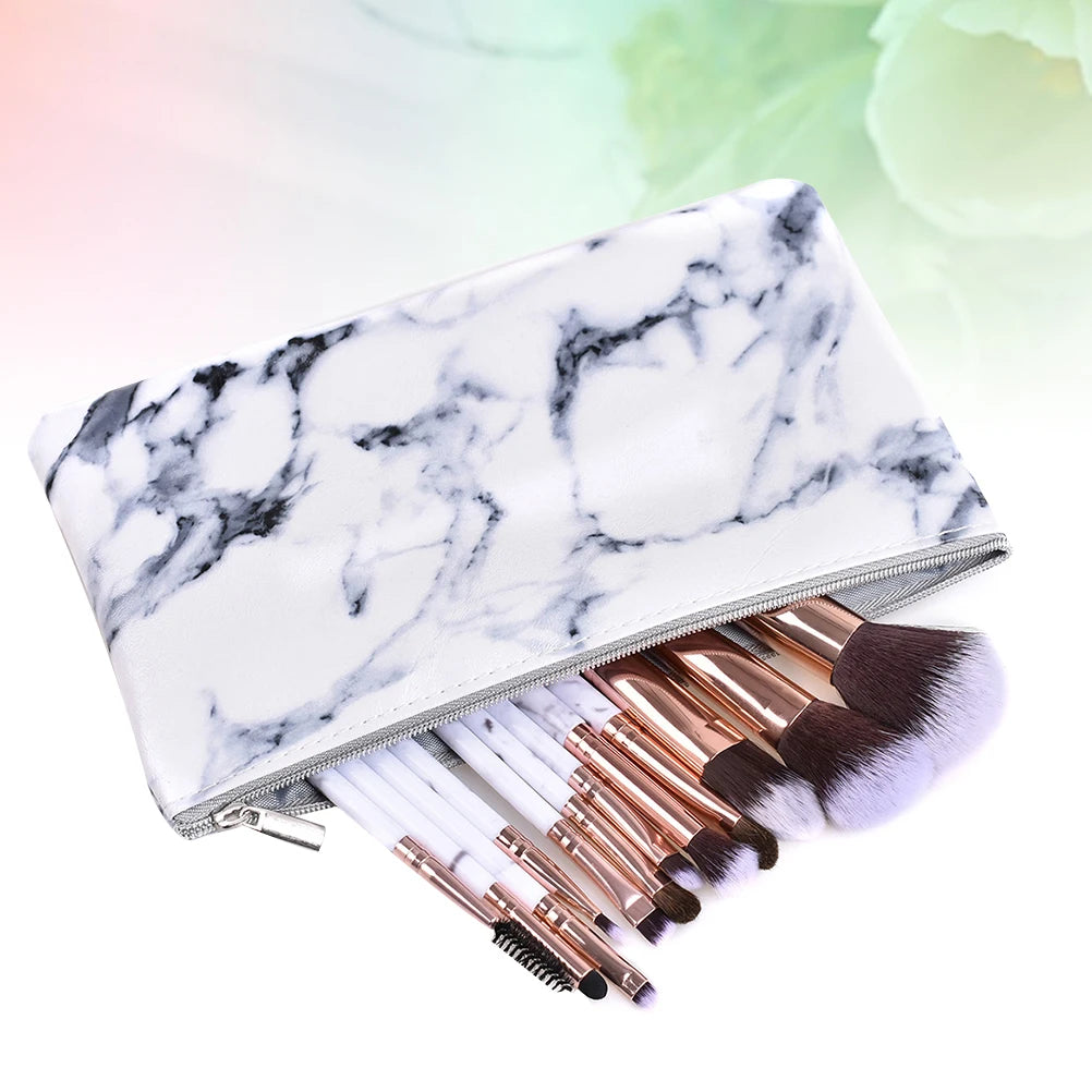 12 Pcs Makeup Brush Set Professional for Woman Powder Hair Quality Cosmetics Kit
